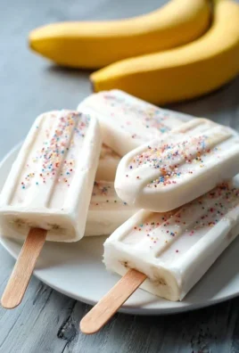 Frozen Banana Yogurt Pops