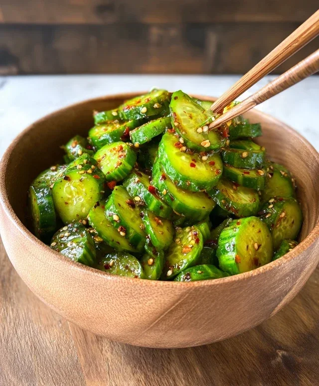 Spicy Asian Cucumber Salad