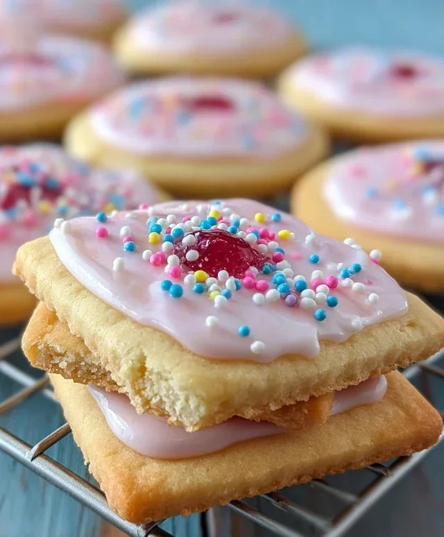 Frosted Pop-Tart Cookies