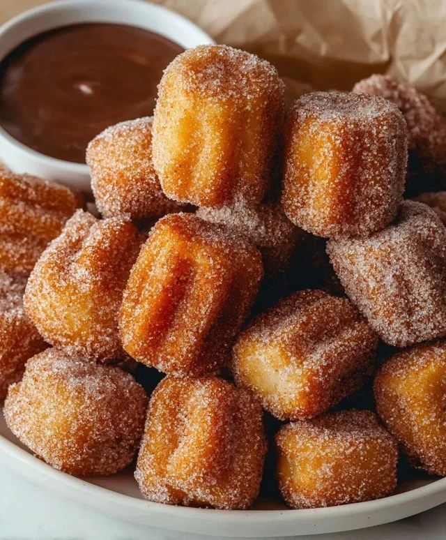Sweet Air Fryer Churro Bites Recipe