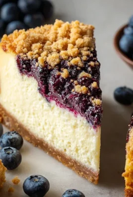 Blueberry Crum extract extractble Cheesecake