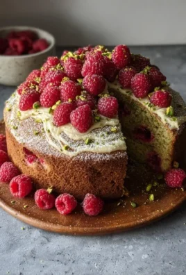 Pistachio Raspberry Cake