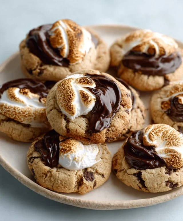 S'mores Cookies and Cream Cookies