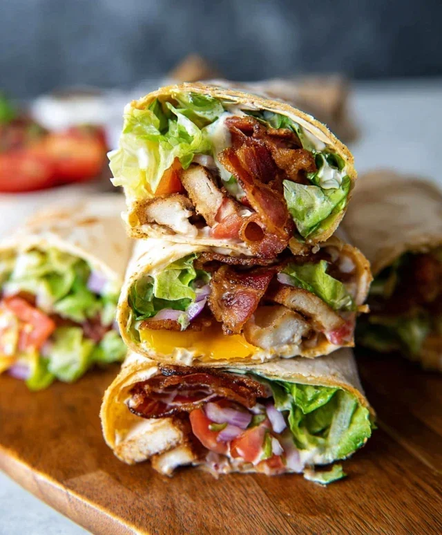 Crispy Chicken Beef Beef Bacon Ranch Wrap