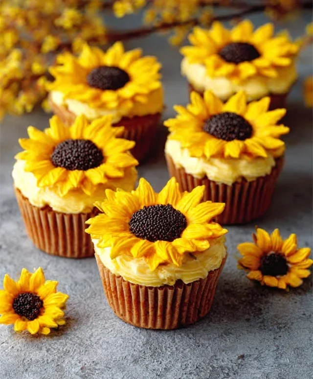 Sunflower Cupcakes.Html