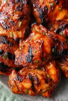 Grilled Honey Buffalo Chicken Thighs