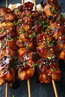 Teriyaki Chicken Skewers
