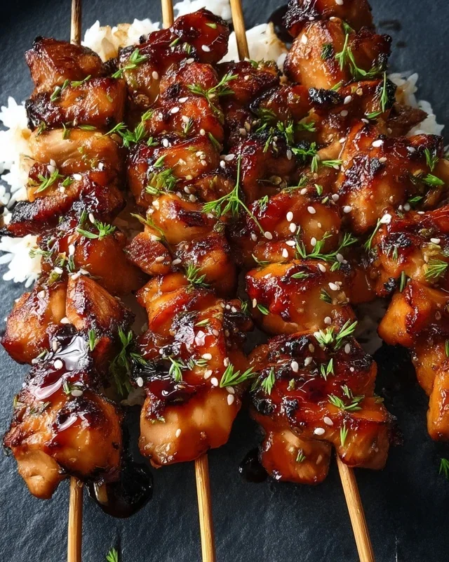 Teriyaki Chicken Skewers