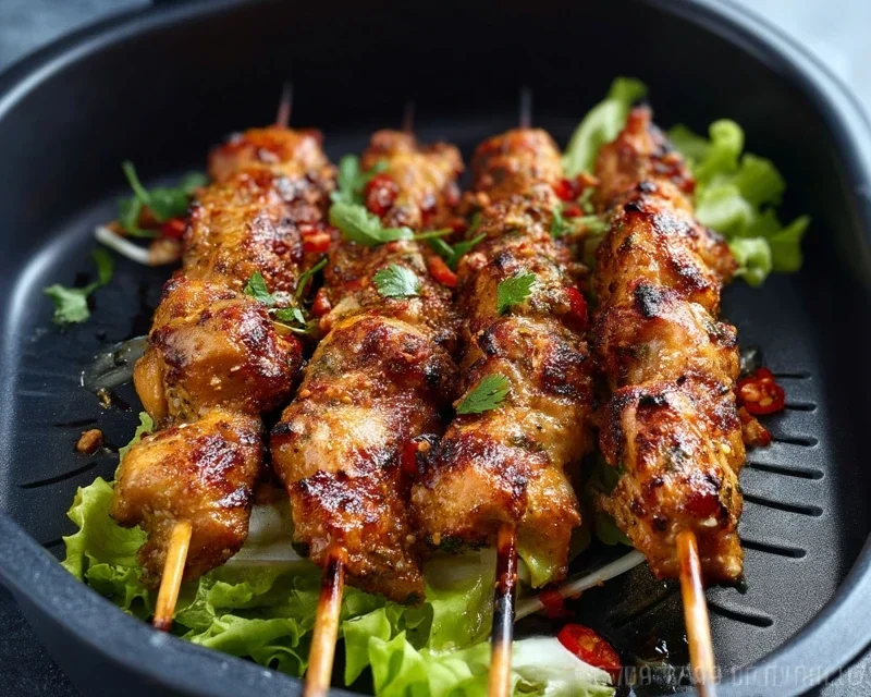 Bang Bang Chicken Skewers