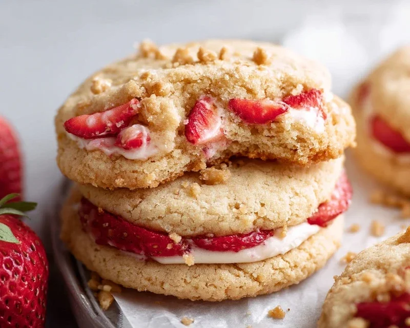 Strawberry Shortcake Cookies