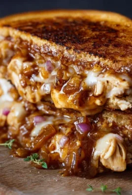 BBQ Chicken Grilled Cheese Sandwich