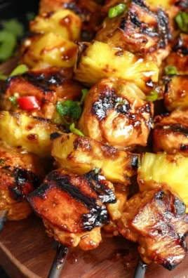 Pineapple Chicken Kebabs Recipe