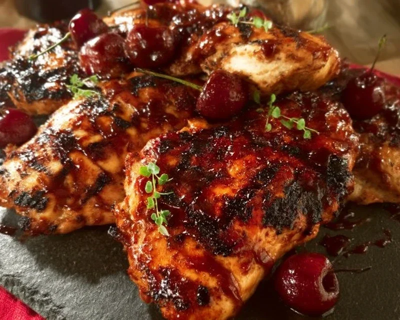 Cherry Dr. Pepper Grilled Chicken