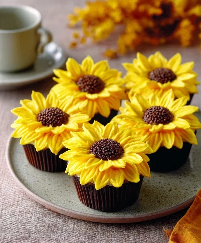 Sunflower Cupcakes.Html