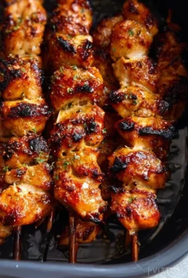 Bang Bang Chicken Skewers