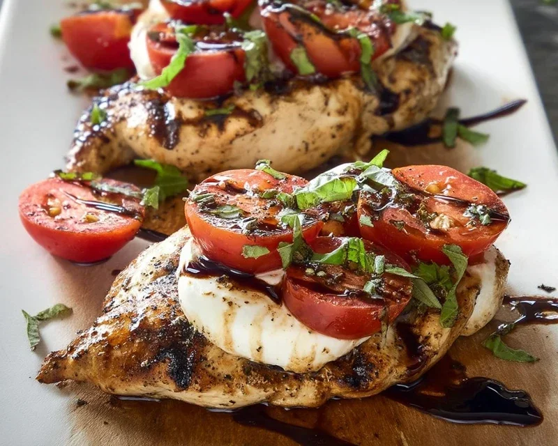 Grilled Chicken Caprese