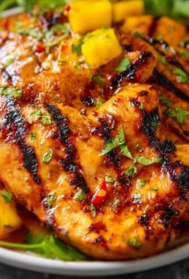 Grilled Mango Pineapple Chicken
