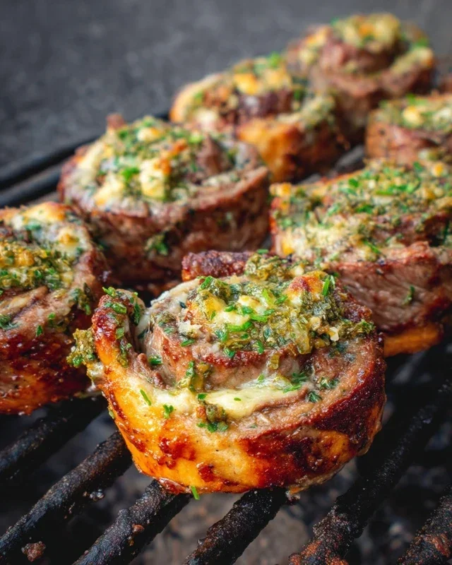 Cheesy Steak Pinwheels