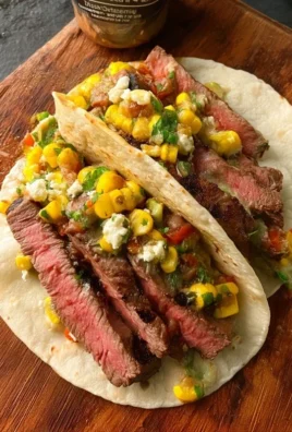 Grilled Elote Steak Tacos