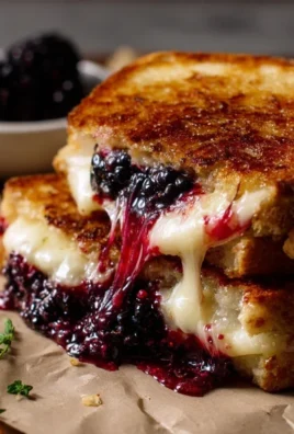 Blackberry Balsamic and Brie Grilled Cheese
