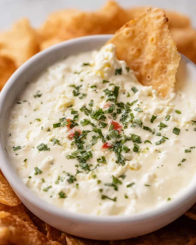 Best Mexican White Cheese Dip