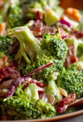 Broccoli Salad with Beef Beef Bacon Recipe