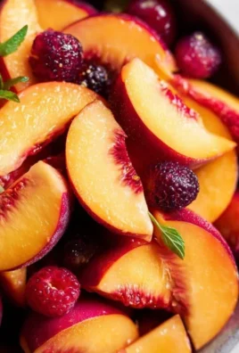 Summer Peach Fruit Salad