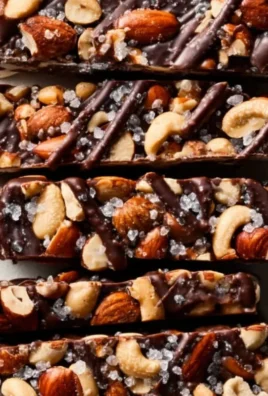 Dark Chocolate and Sea Salt Nut Bars