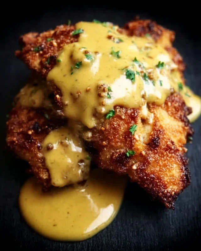 Pretzel Chicken with Mustard-Cheddar Sauce: An Amazing Ultimate Recipe