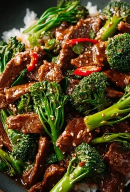 Chinese Beef and Broccoli (牛肉炒西兰花)