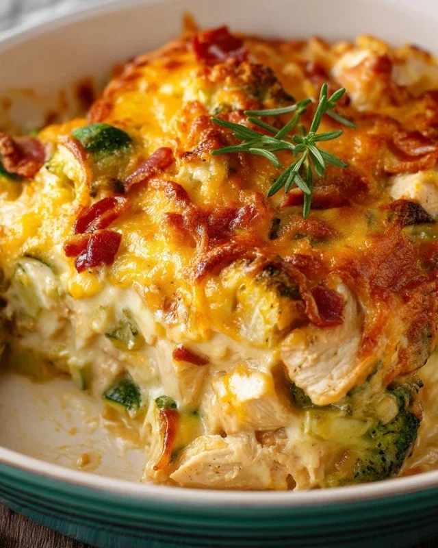 Easy Low Carb Chicken Casserole