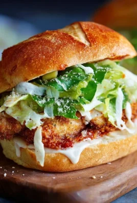 Crispy Chicken Caesar Sandwich