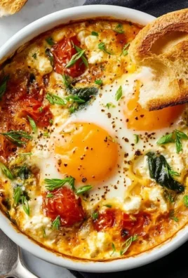 Baked Feta Eggs