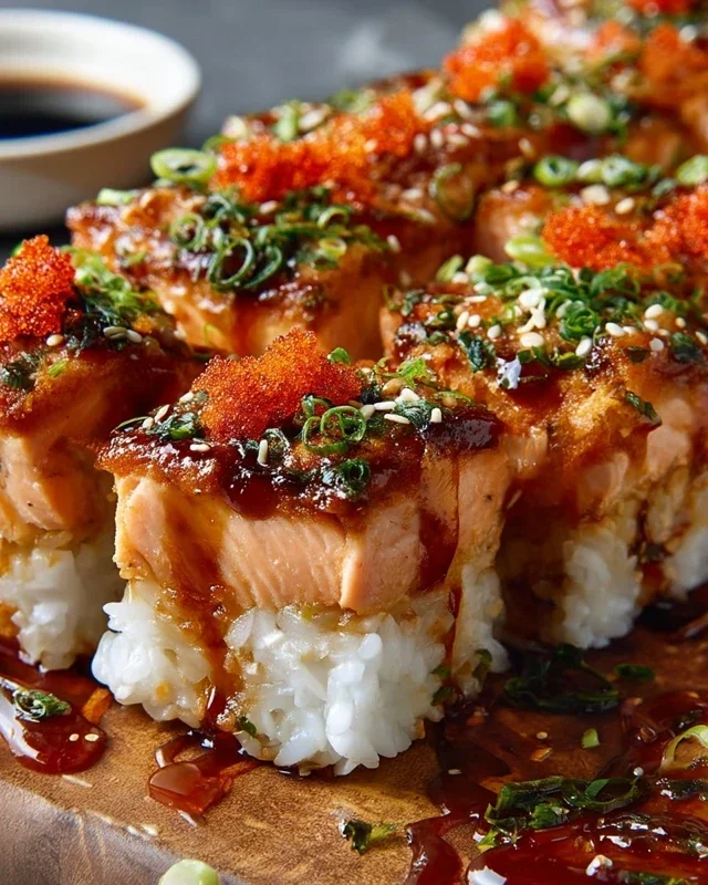 Spicy Salmon Sushi Bake Recipe