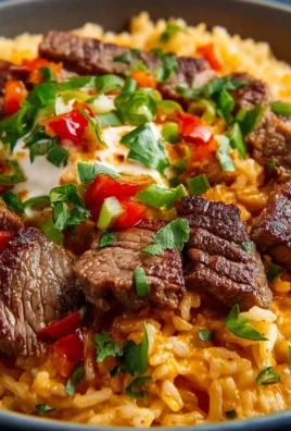 Steak Queso Rice A Flavorful Recipe