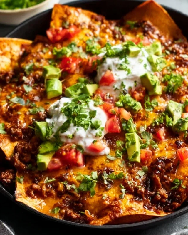 Beef Skillet Enchiladas