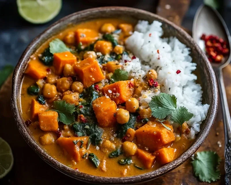 Sweet Potato and Chickpea Curry
