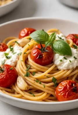 Roasted Tomato and Garlic Ricotta Pasta