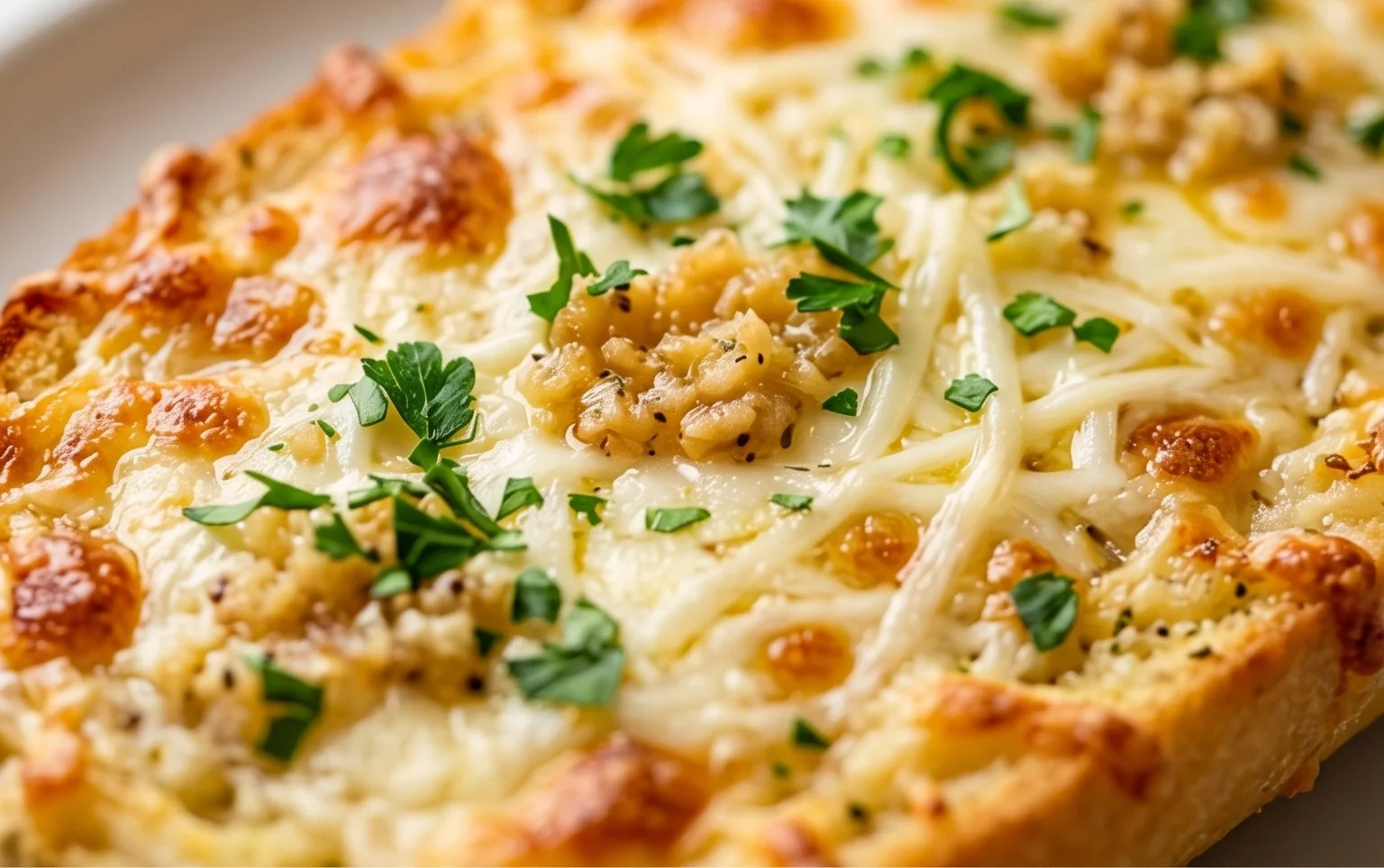 BEST CHEESY GARLIC BREAD RECIPE