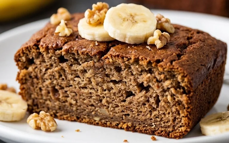 Healthy 5-Ingredient Flourless Banana Bread