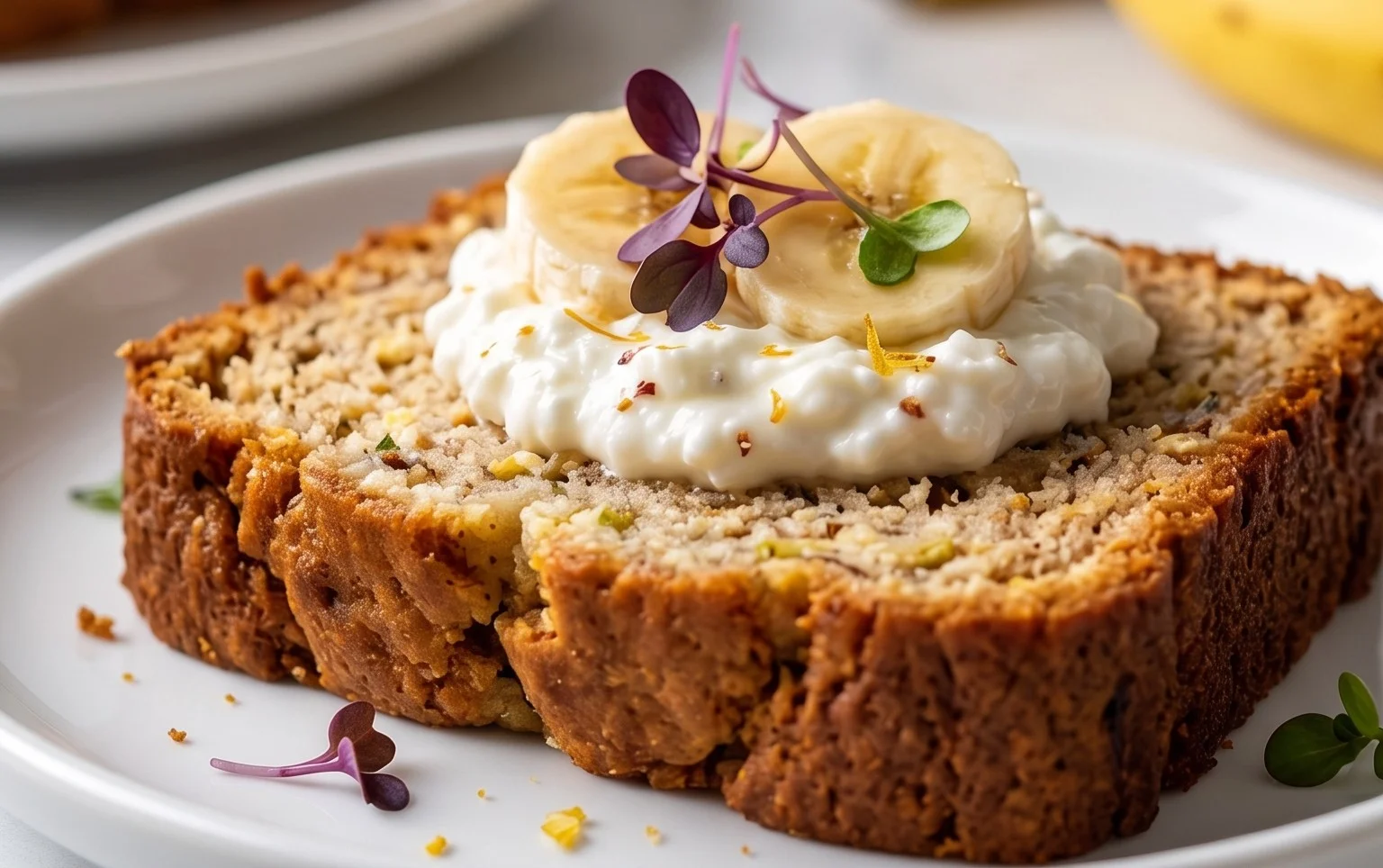 Cottage Cheese Banana Bread