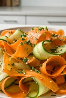 Carrot and Cucumber Ribbon Salad