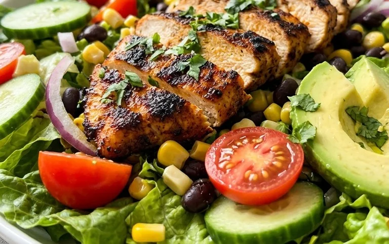 Peruvian Grilled Chicken Salad