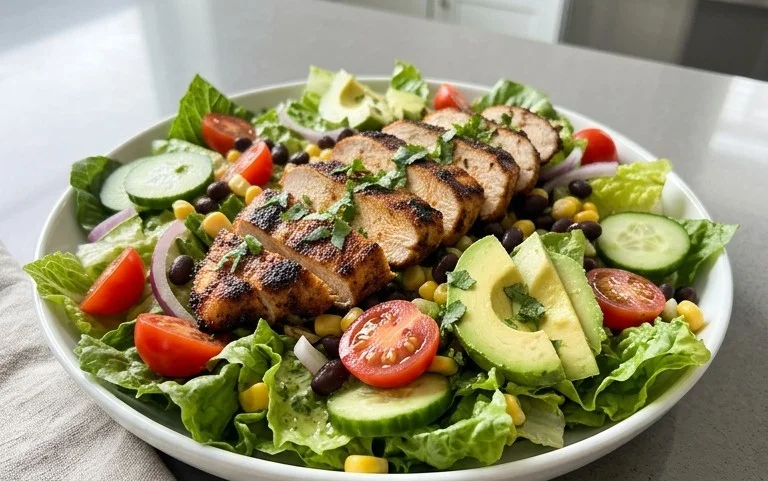 Peruvian Grilled Chicken Salad