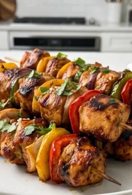 Mexican Barbecue Chicken Skewers