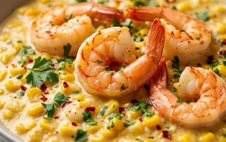 Shrimp and Creamed Corn (30 Minutes, One-Pan)
