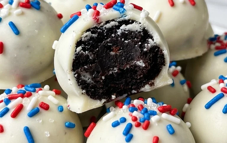 Patriotic Oreo Balls