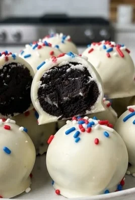 Patriotic Oreo Balls