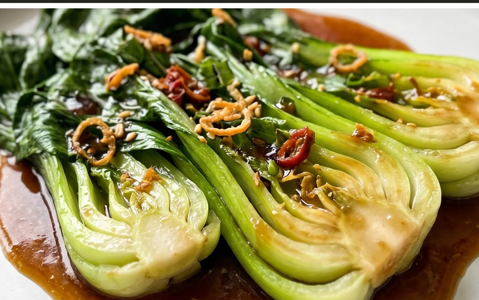 Bok Choy with Oyster Sauce