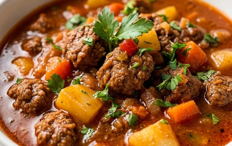 Beef Hamburger Stew